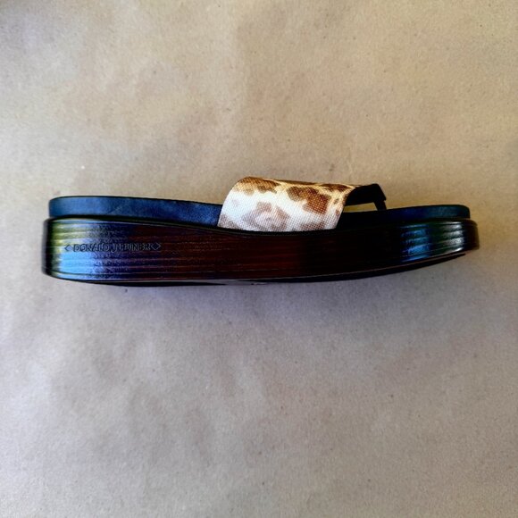 Donald Pliner Fifi Animal Print Sandals Size 7 - Picture 4 of 8